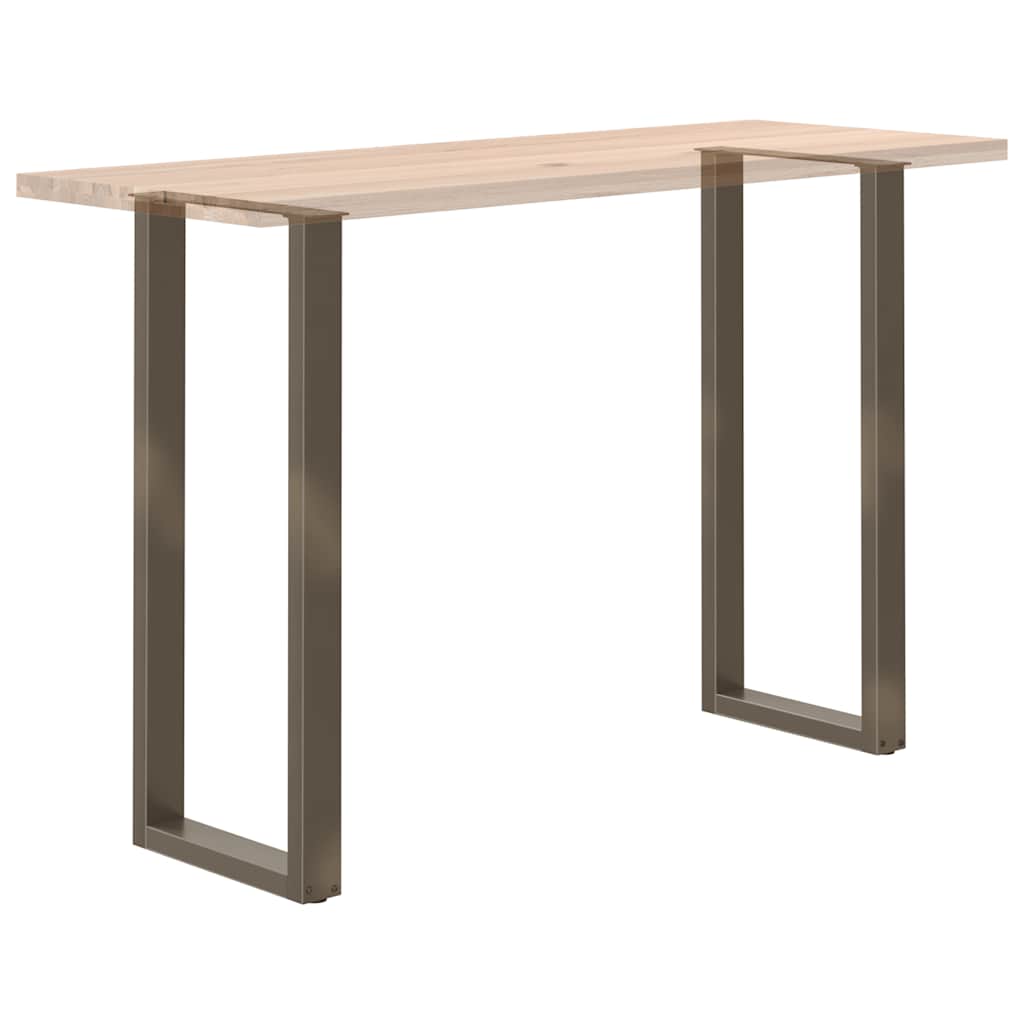 Noge za barski stol U-oblik 2 kom Prirodni čelik 40 x (110-111) cm Čelik