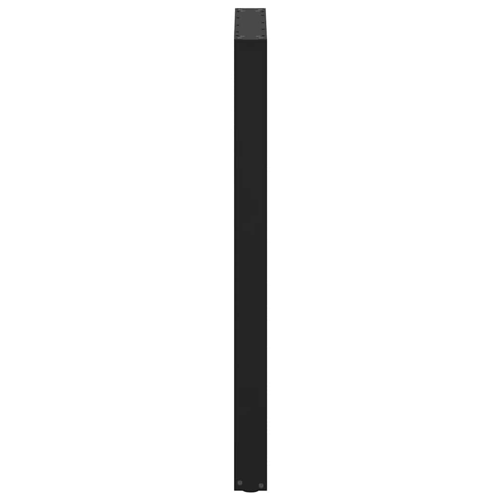 Noge za barski stol U-oblika 2 kom Crne 60 x (110-111) cm Čelik