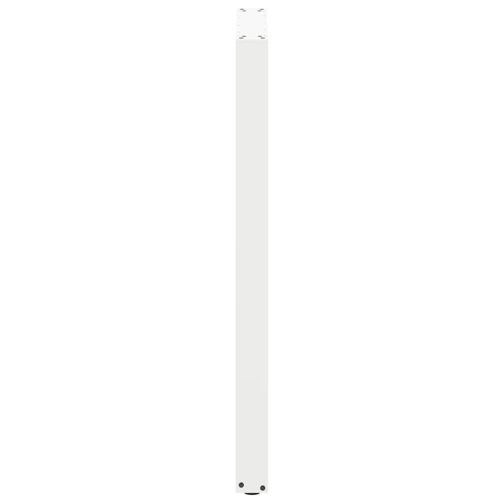 Noge za barski stol U-oblika 2 kom Bijele 60 x (110-111) cm Čelik