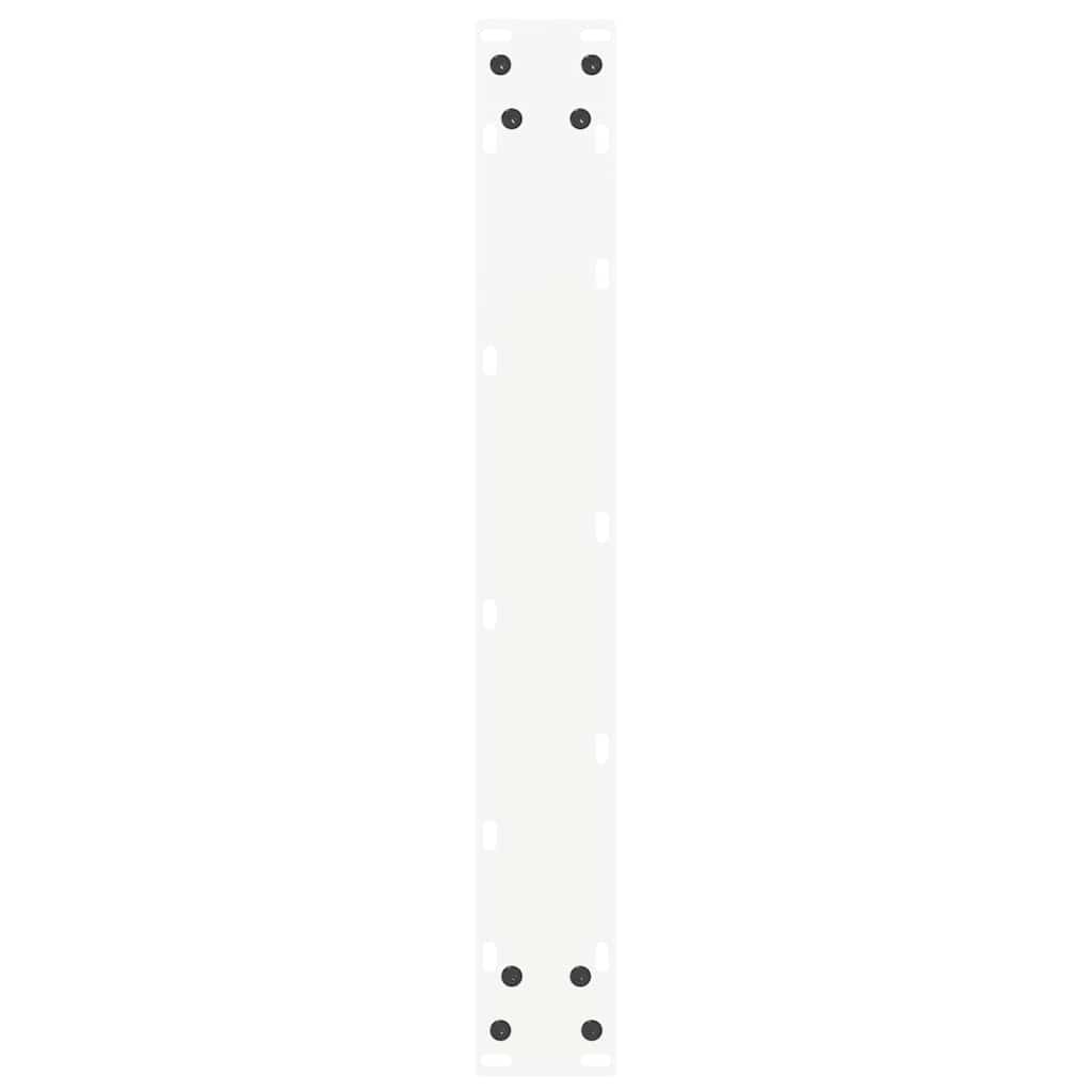 Noge za barski stol U-oblika 2 kom Bijele 60 x (110-111) cm Čelik