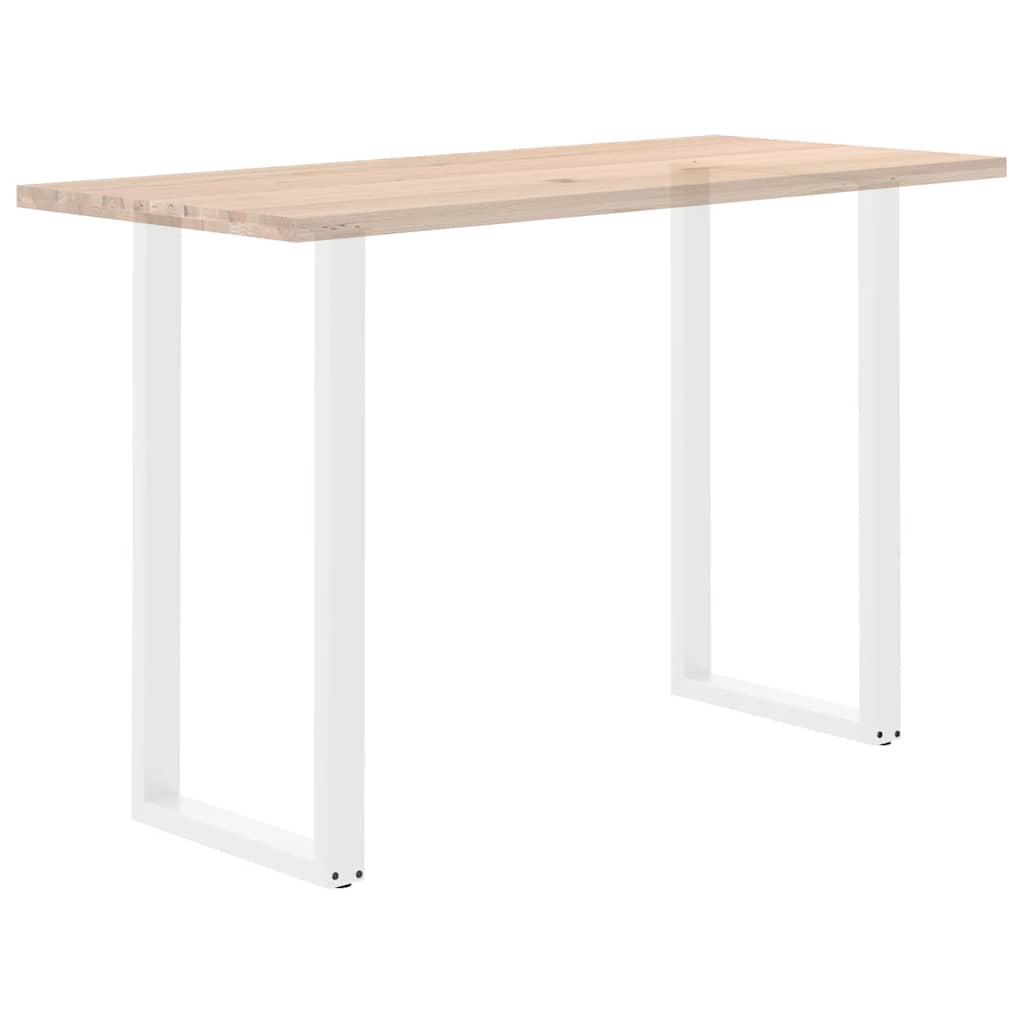 Noge za barski stol U-oblika 2 kom Bijele 60 x (110-111) cm Čelik