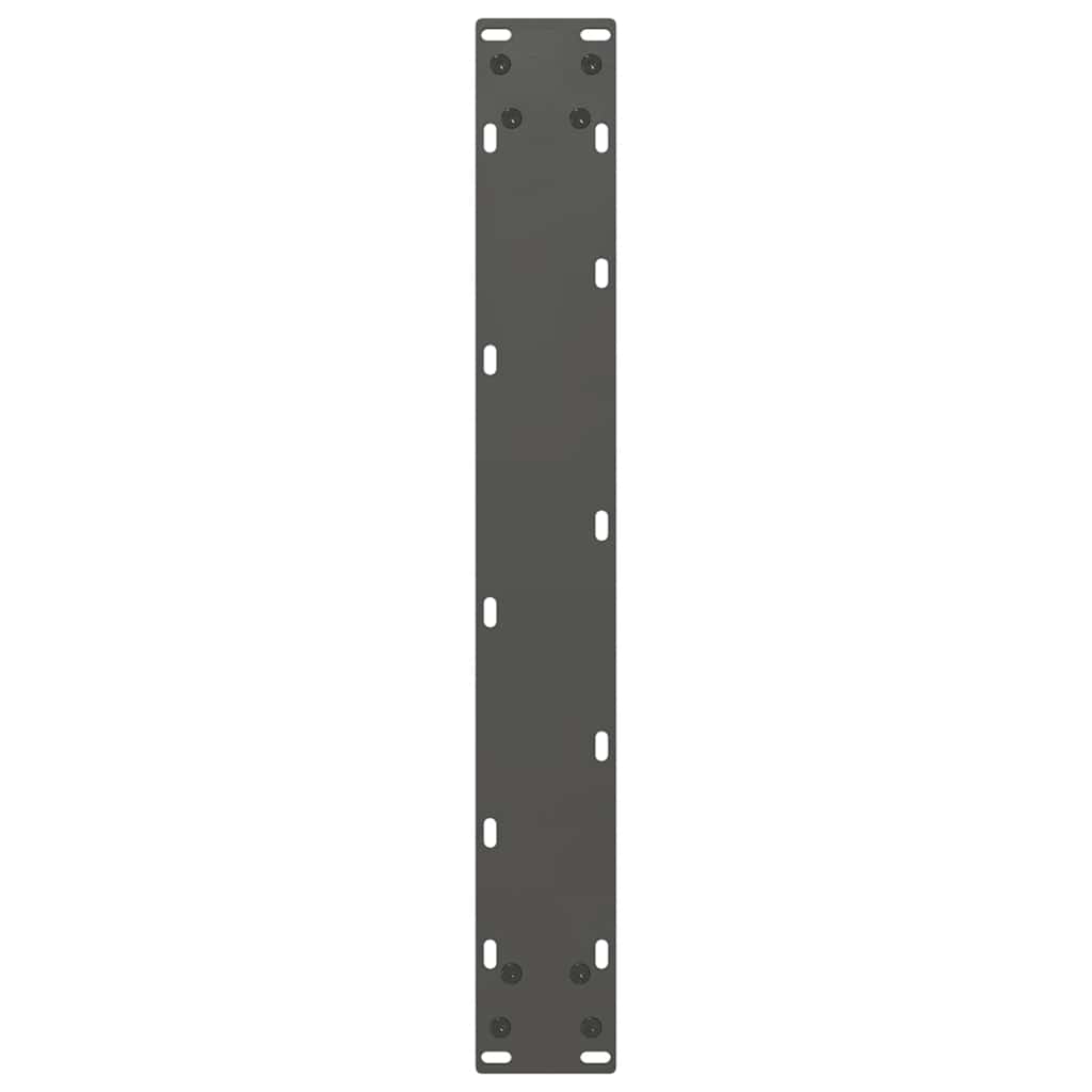 Noge za barski stol U-oblika 2 kom antracit 60 x (110-111) cm čelik