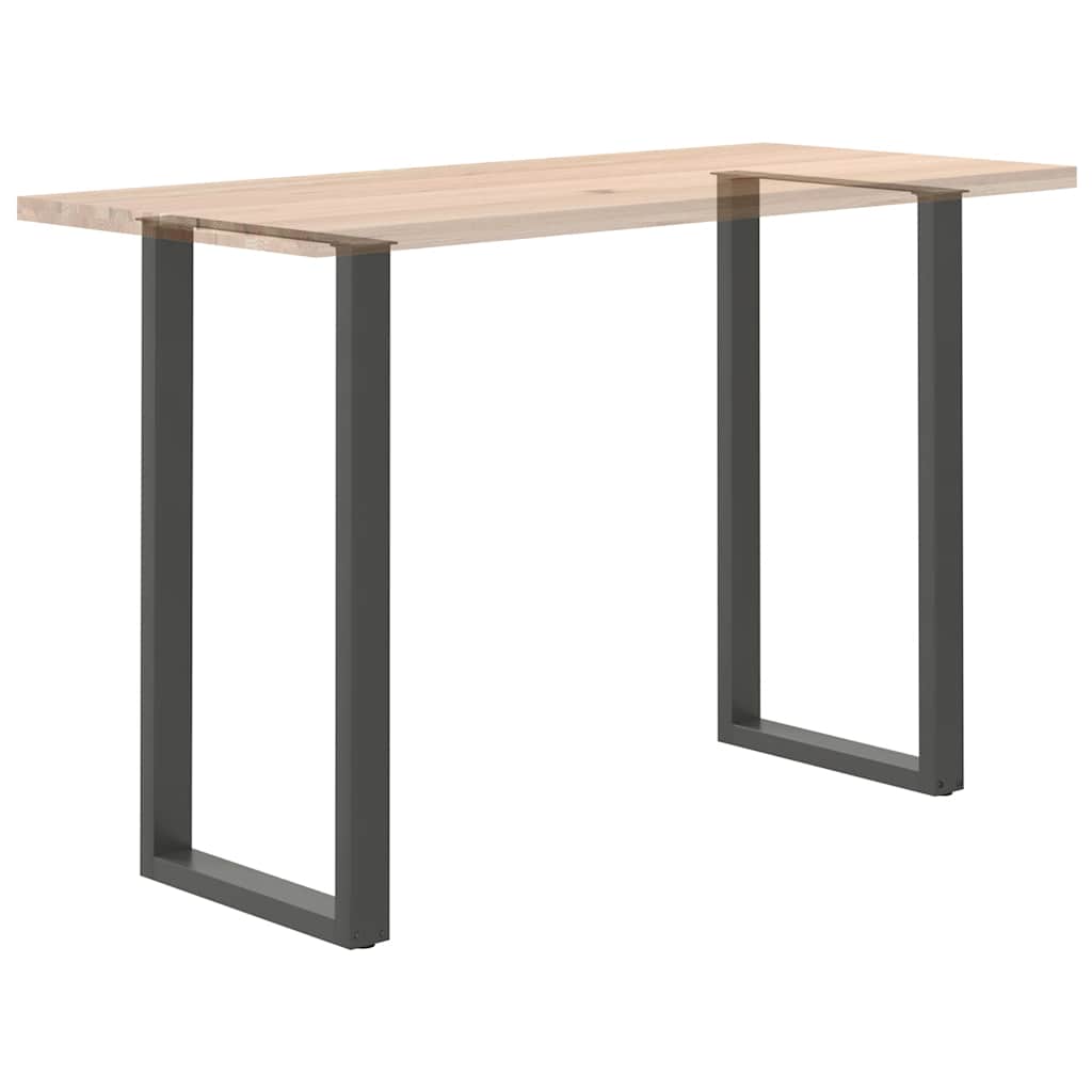 Noge za barski stol U-oblika 2 kom antracit 60 x (110-111) cm čelik