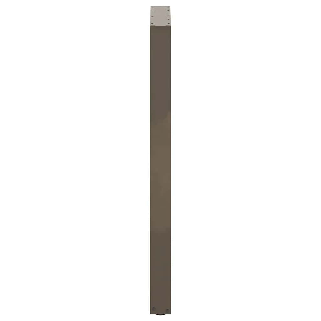 Noge za barski stol U-oblik 2 kom Prirodni čelik 60 x (110-111) cm Čelik