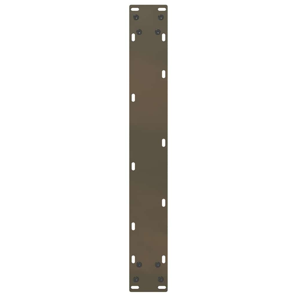 Noge za barski stol U-oblik 2 kom Prirodni čelik 60 x (110-111) cm Čelik