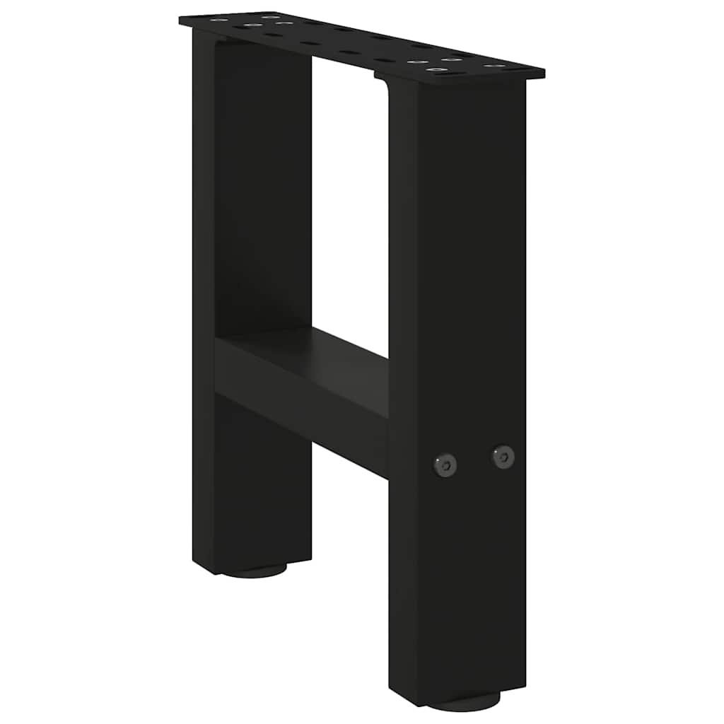 Noge za klub stolić crne 2 kom 30 x (30-31) cm čelik