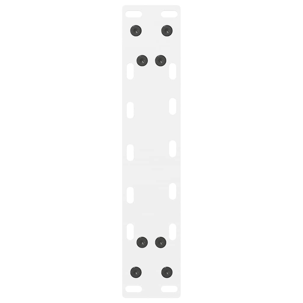 Noge za klub stolić bijele 2 kom 30 x (30-31) cm čelik