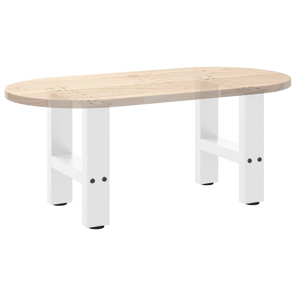 Noge za klub stolić bijele 2 kom 30 x (30-31) cm čelik