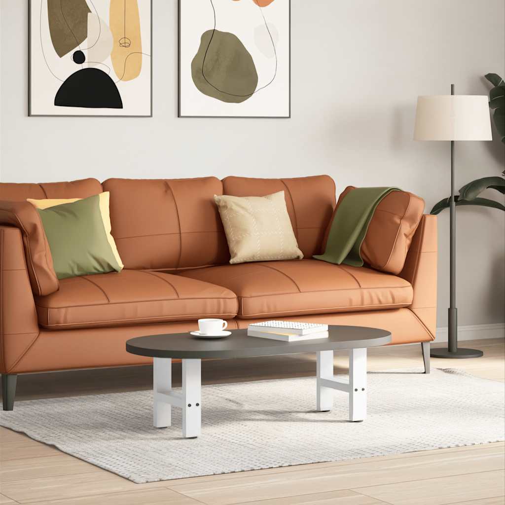Noge za klub stolić bijele 2 kom 30 x (30-31) cm čelik