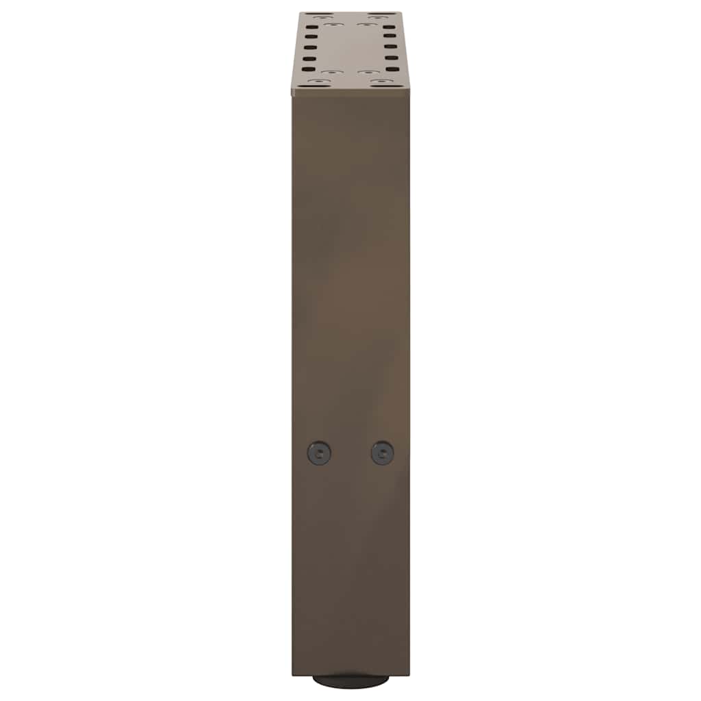 Noge za klub stolić prirodni čelik 2 kom 30 x (30-31) cm čelik