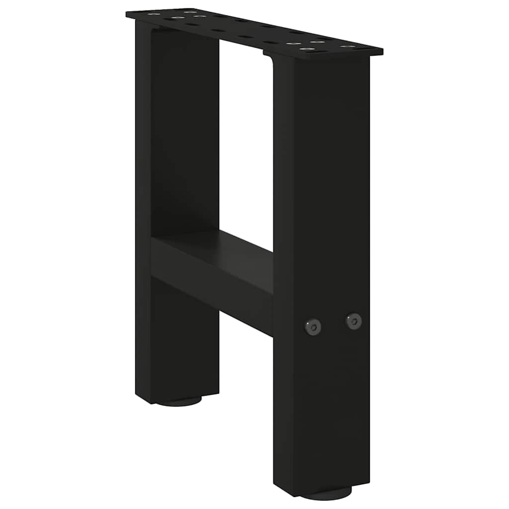 Noge za klub stolić crne 2 kom 40 x (30-31) cm čelik