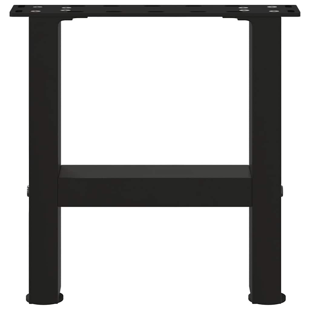 Noge za klub stolić crne 2 kom 40 x (30-31) cm čelik