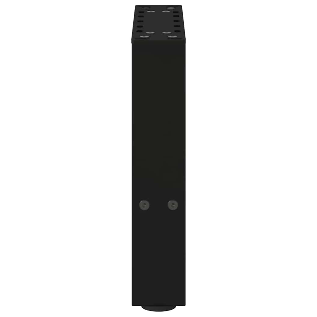 Noge za klub stolić crne 2 kom 40 x (30-31) cm čelik