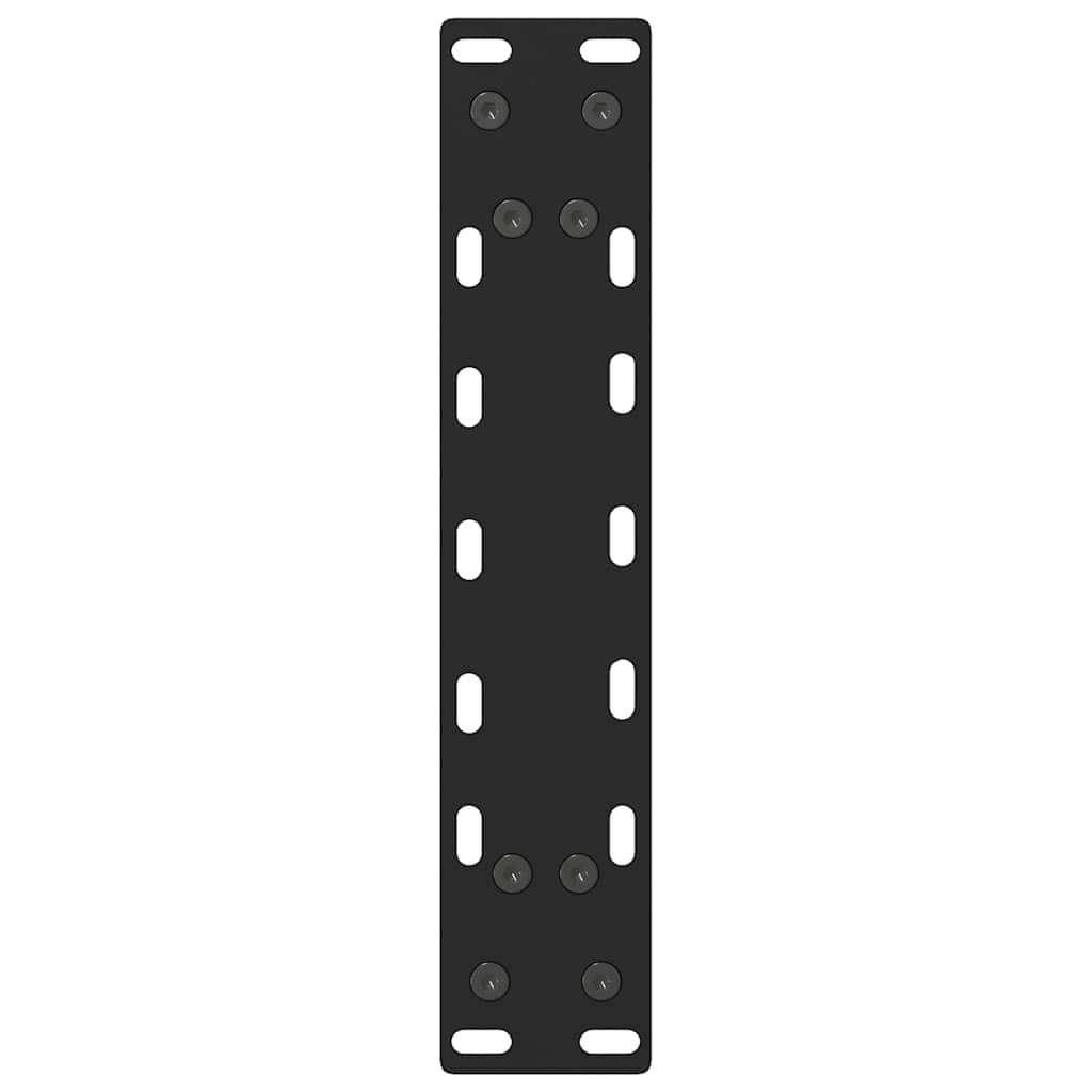 Noge za klub stolić crne 2 kom 40 x (30-31) cm čelik