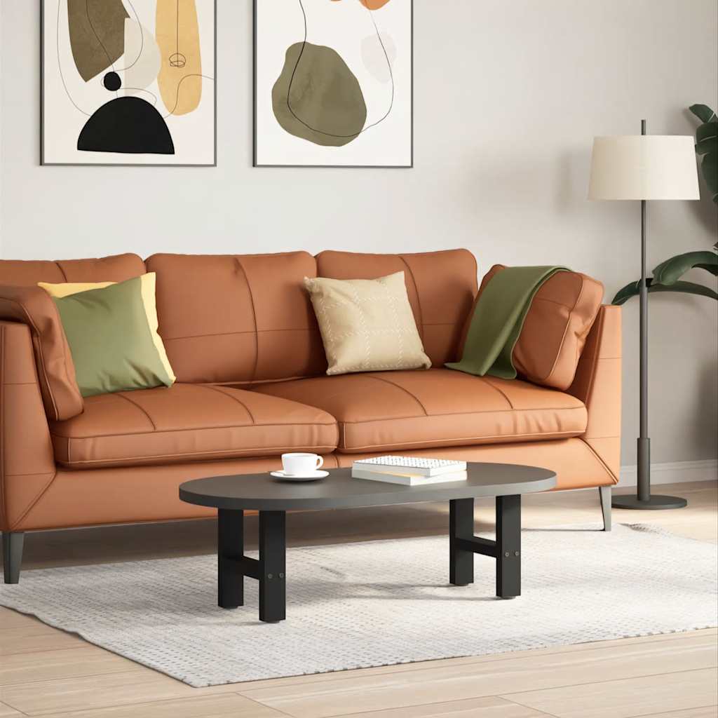 Noge za klub stolić crne 2 kom 40 x (30-31) cm čelik