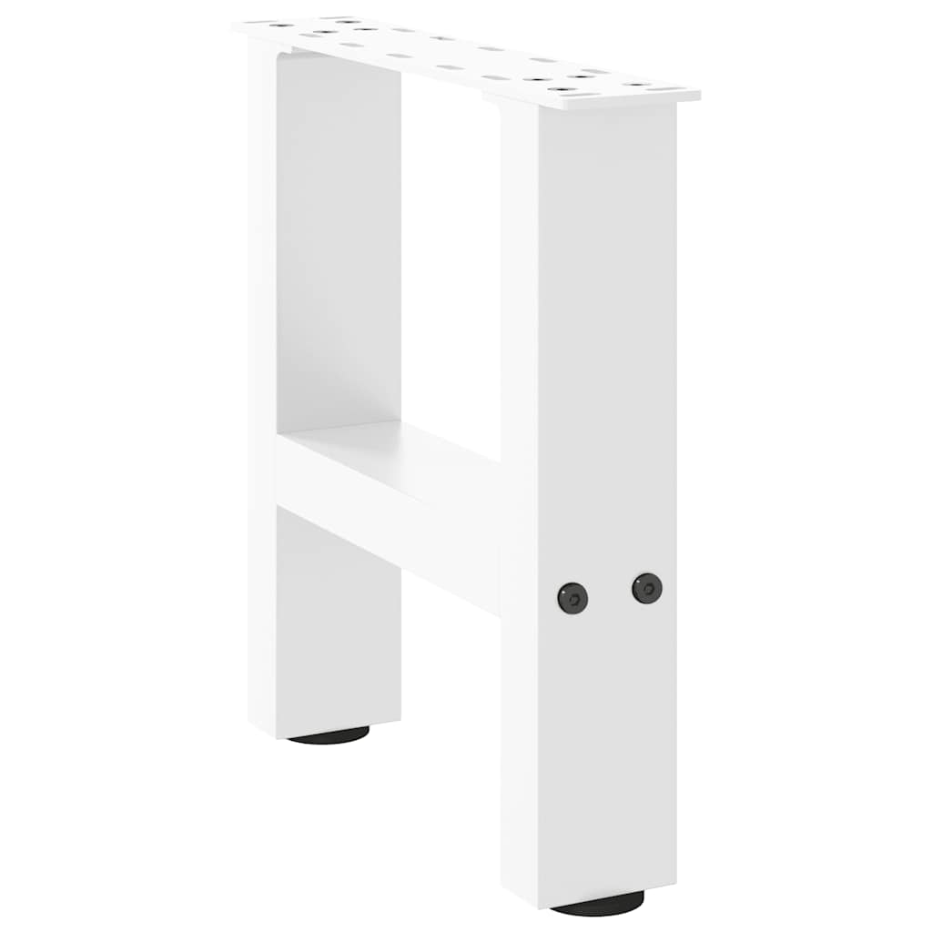 Noge za klub stolić bijele 2 kom 40 x (30-31) cm čelik