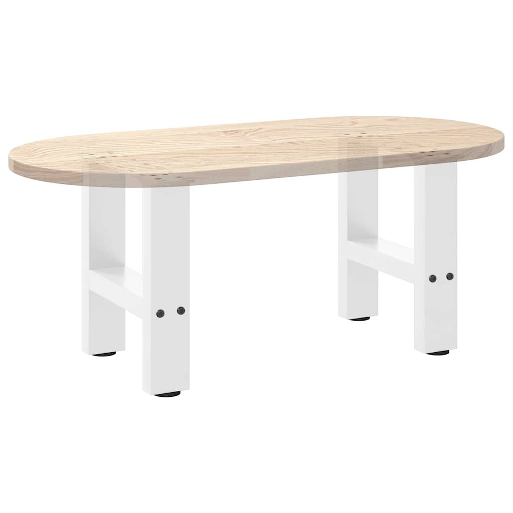 Noge za klub stolić bijele 2 kom 40 x (30-31) cm čelik