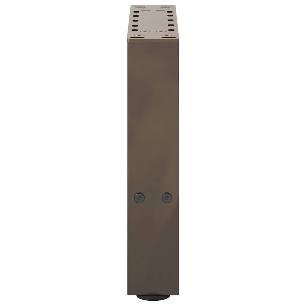 Noge za klub stolić prirodni čelik 2 kom 40 x (30-31) cm čelik