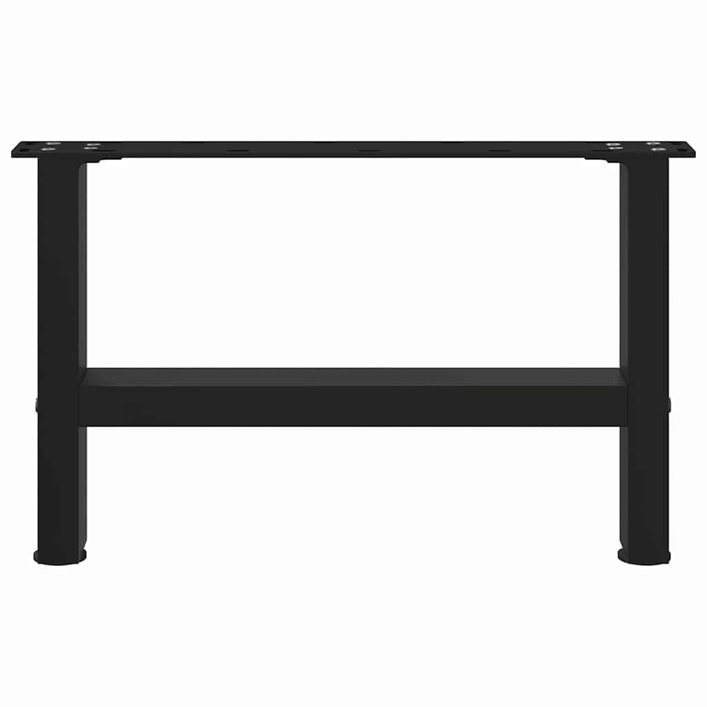 Noge za klub stolić crne 2 kom 50 x (30-31) cm čelik