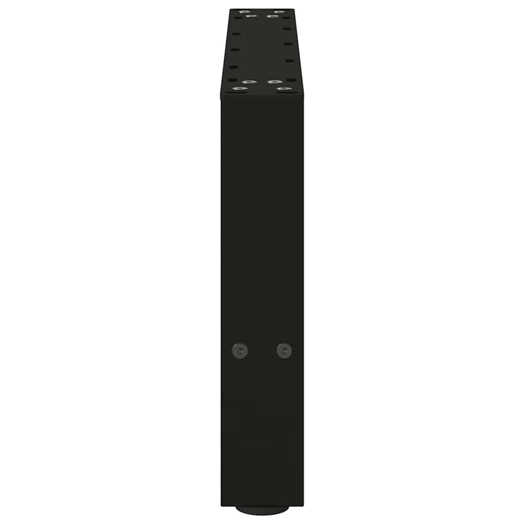 Noge za klub stolić crne 2 kom 50 x (30-31) cm čelik