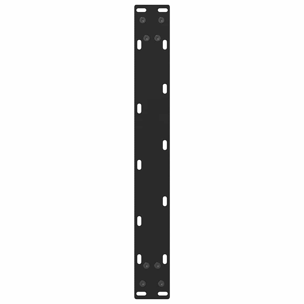 Noge za klub stolić crne 2 kom 50 x (30-31) cm čelik