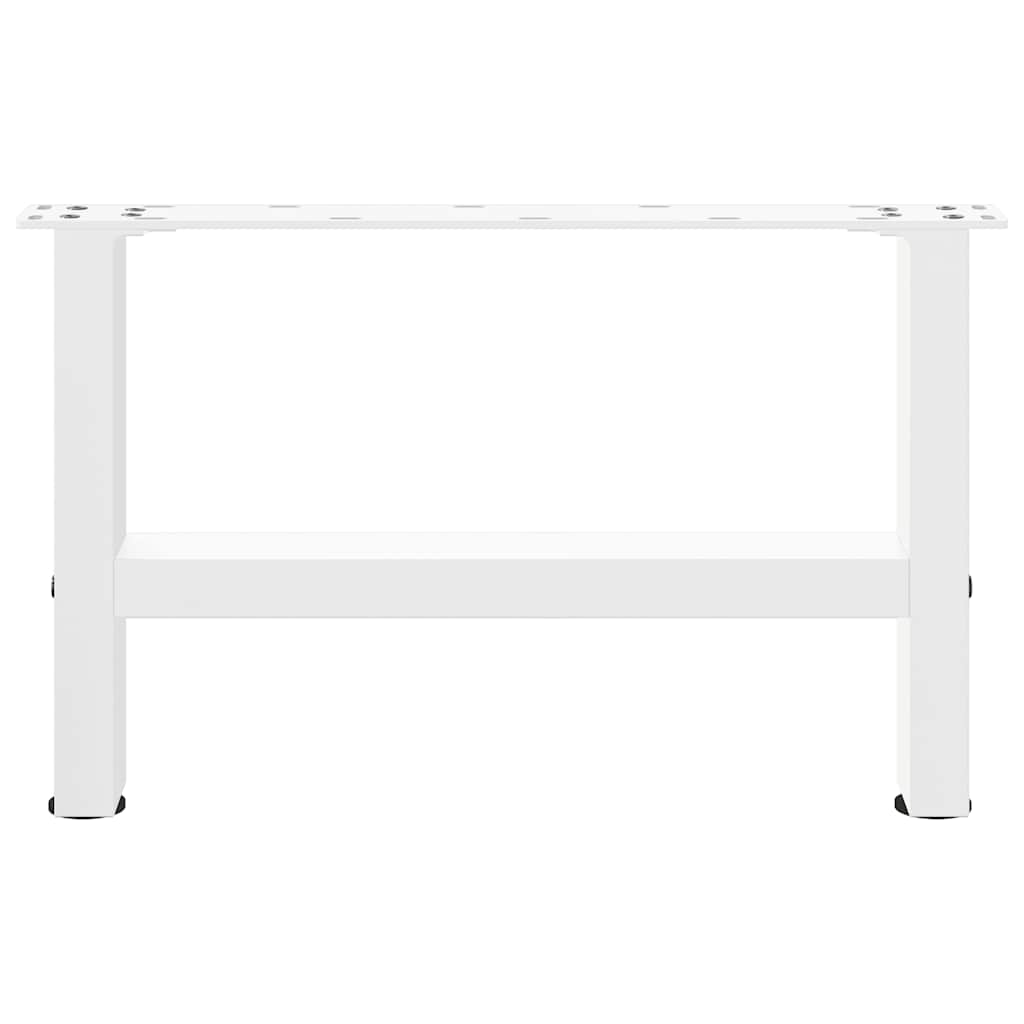 Noge za klub stolić bijele 2 kom 50 x (30-31) cm čelik