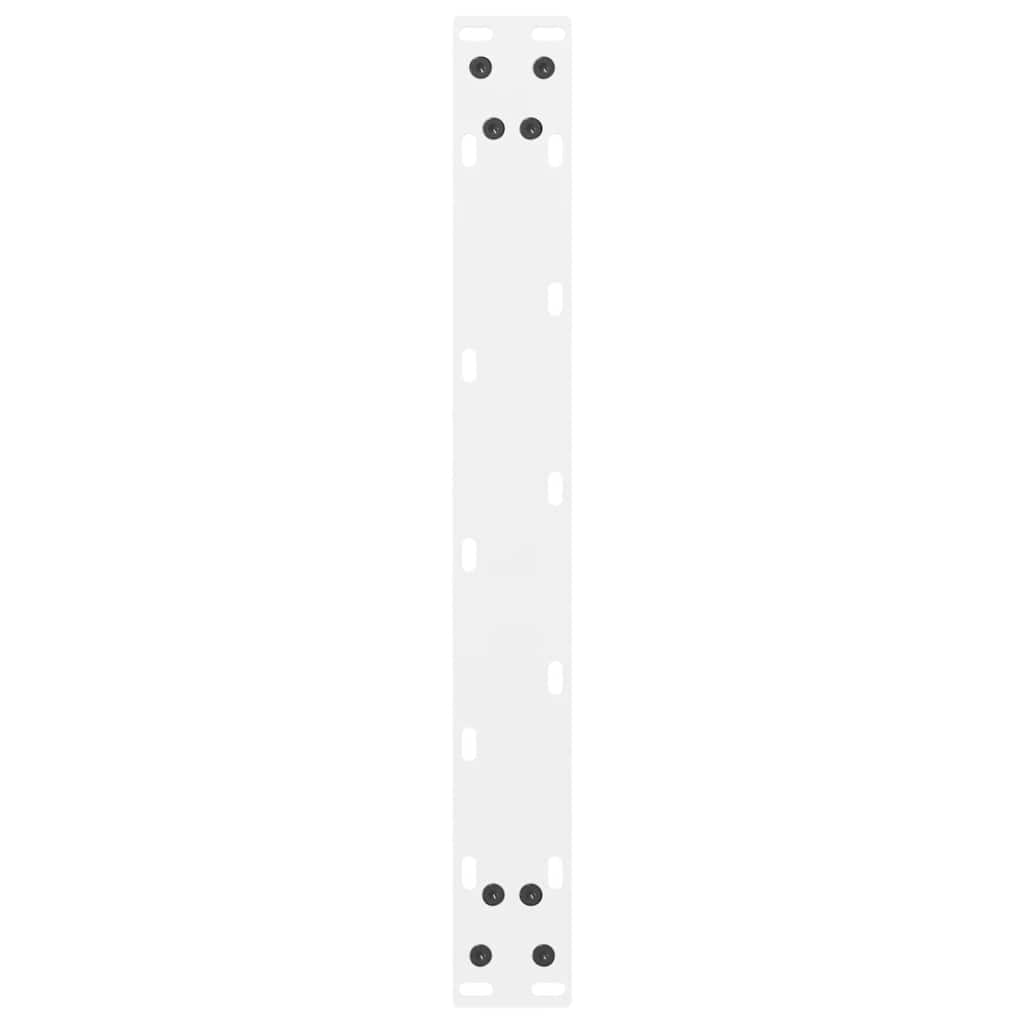 Noge za klub stolić bijele 2 kom 50 x (30-31) cm čelik