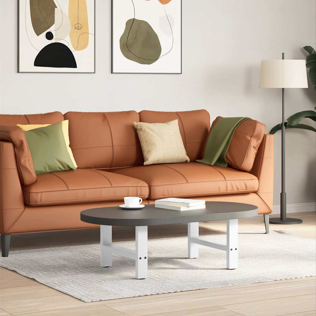 Noge za klub stolić bijele 2 kom 50 x (30-31) cm čelik