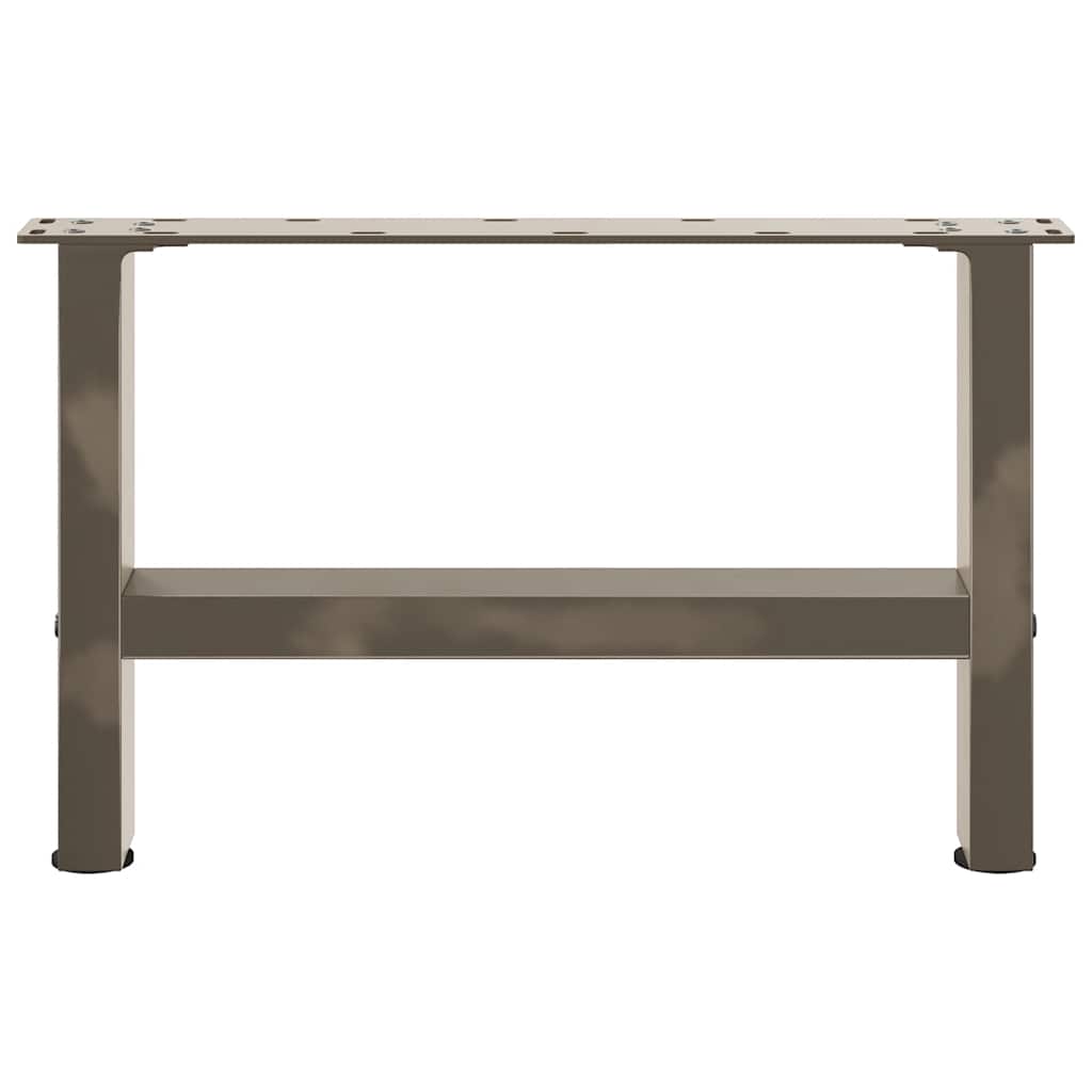 Noge za klub stolić prirodni čelik 2 kom 50 x (30-31) cm čelik