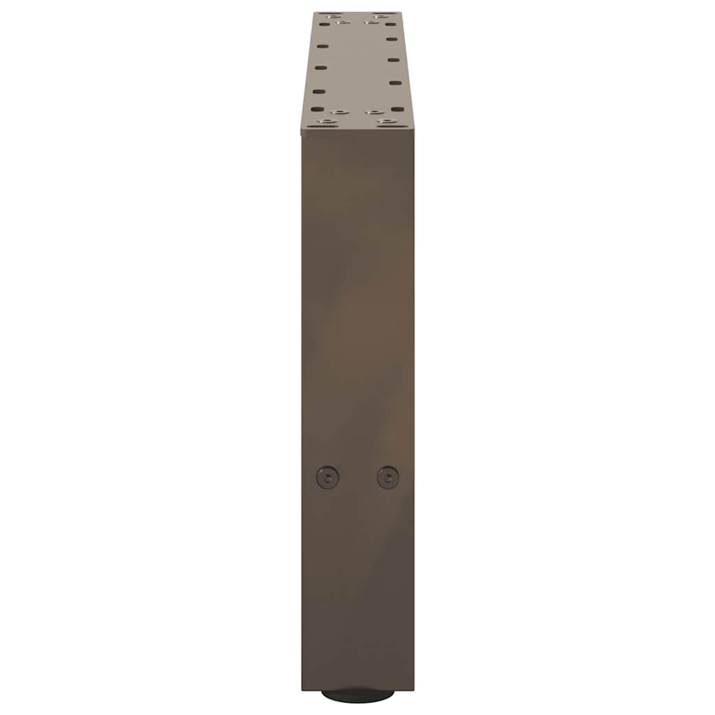 Noge za klub stolić prirodni čelik 2 kom 50 x (30-31) cm čelik