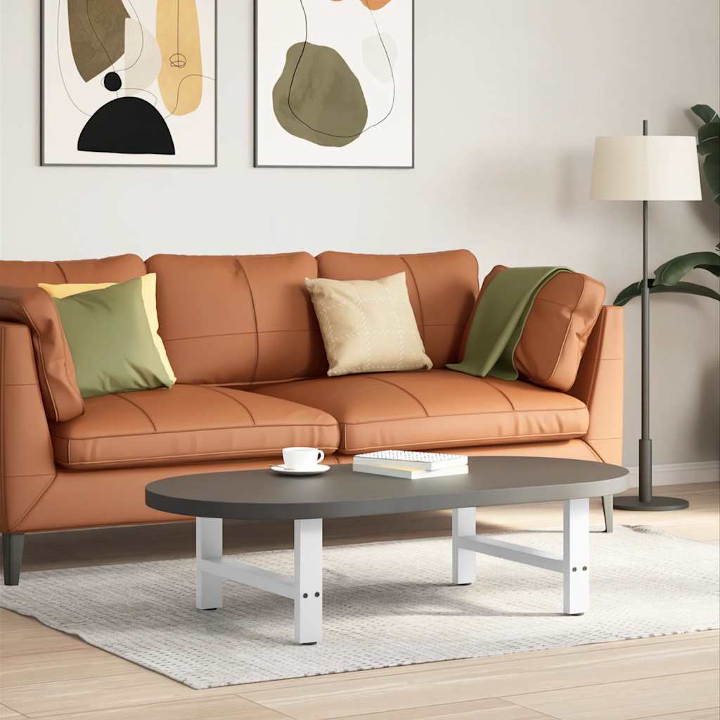 Noge za klub stolić bijele 2 kom 60 x (30-31) cm čelik