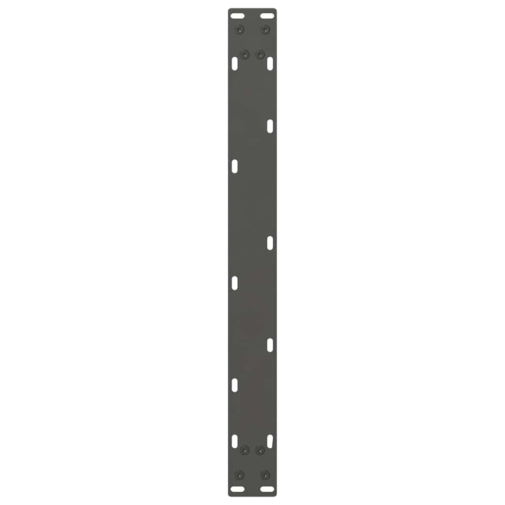 Noge za klub stolić antracit boje 2 kom 60 x (30-31) cm čelik