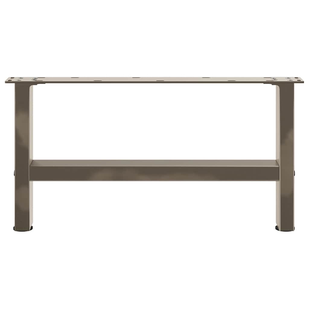 Noge za klub stolić prirodni čelik 2 kom 60 x (30-31) cm čelik