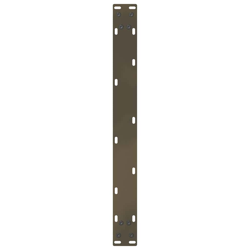 Noge za klub stolić prirodni čelik 2 kom 60 x (30-31) cm čelik