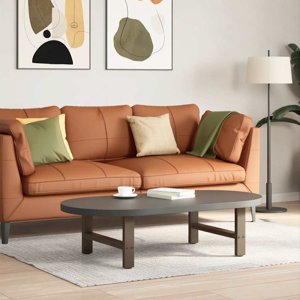 Noge za klub stolić prirodni čelik 2 kom 60 x (30-31) cm čelik