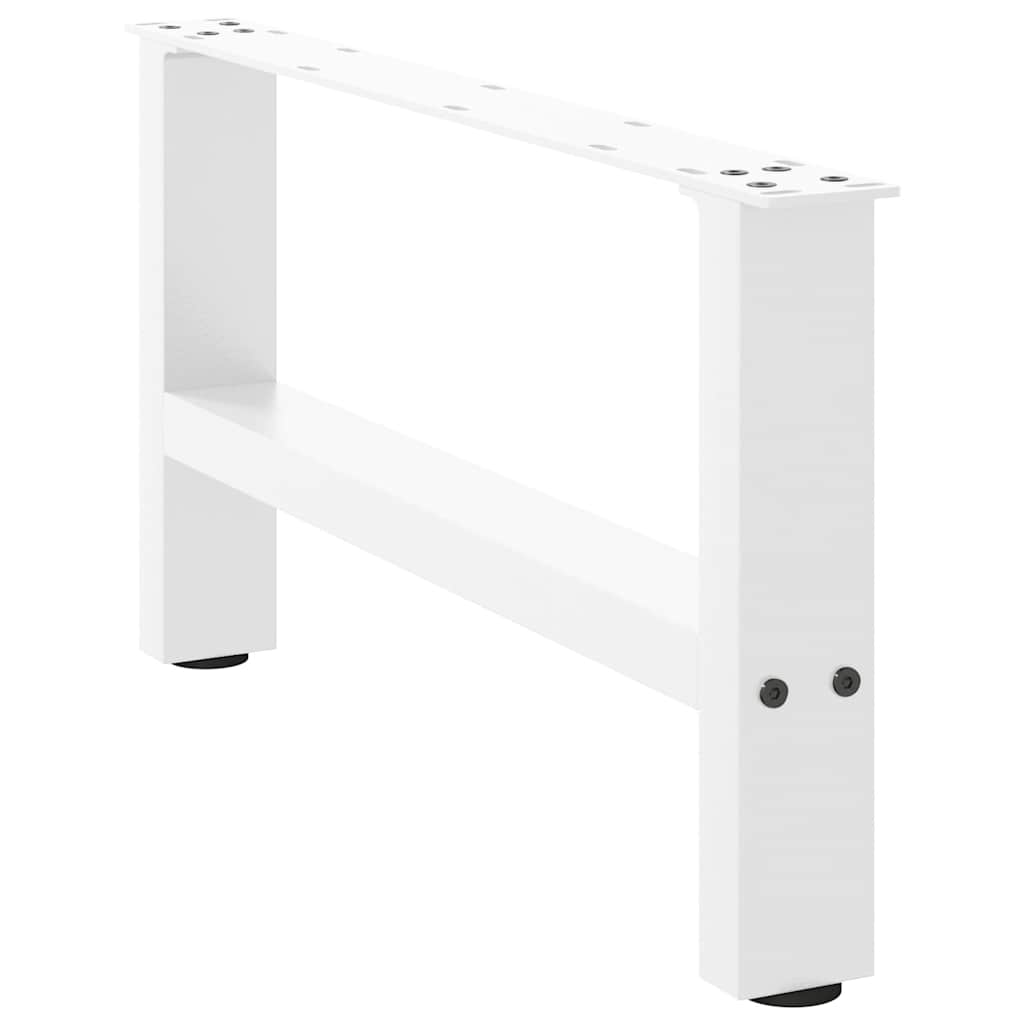Noge za klub stolić bijele 2 kom 70 x (30-31) cm čelik