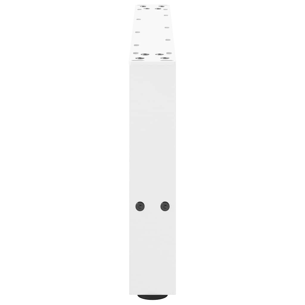 Noge za klub stolić bijele 2 kom 70 x (30-31) cm čelik