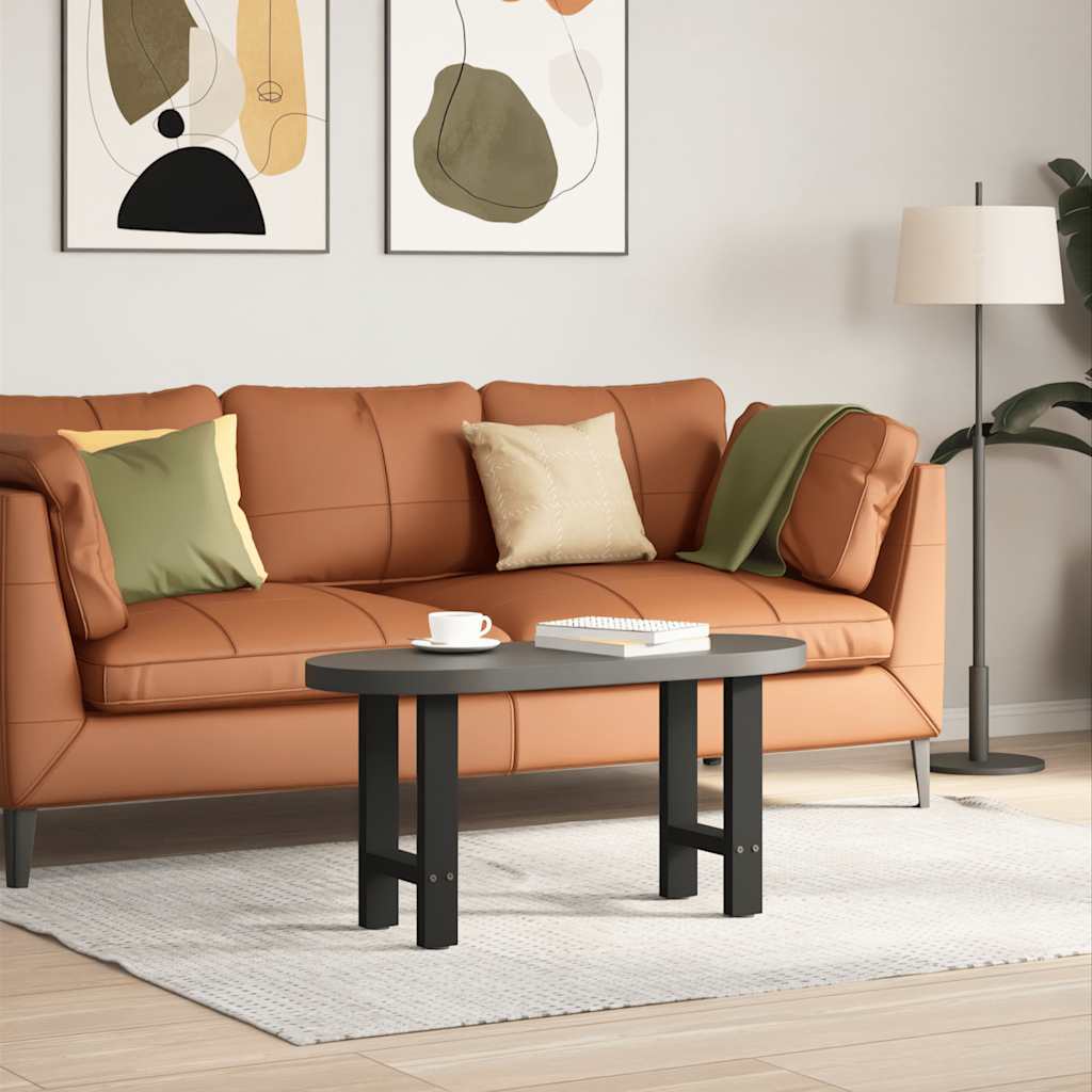 Noge za klub stolić crne 2 kom 28 x (42-43) cm čelik