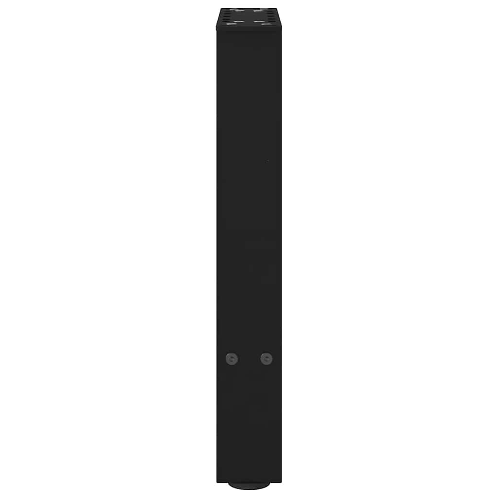 Noge za klub stolić crne 2 kom 28 x (42-43) cm čelik