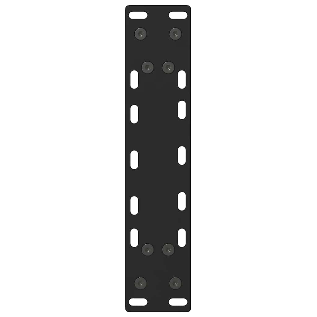 Noge za klub stolić crne 2 kom 28 x (42-43) cm čelik