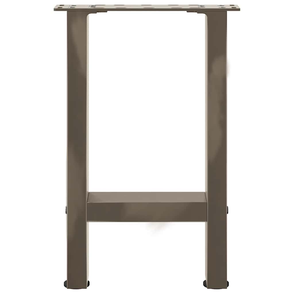 Noge za klub stolić prirodni čelik 2 kom 28 x (42-43) cm čelik