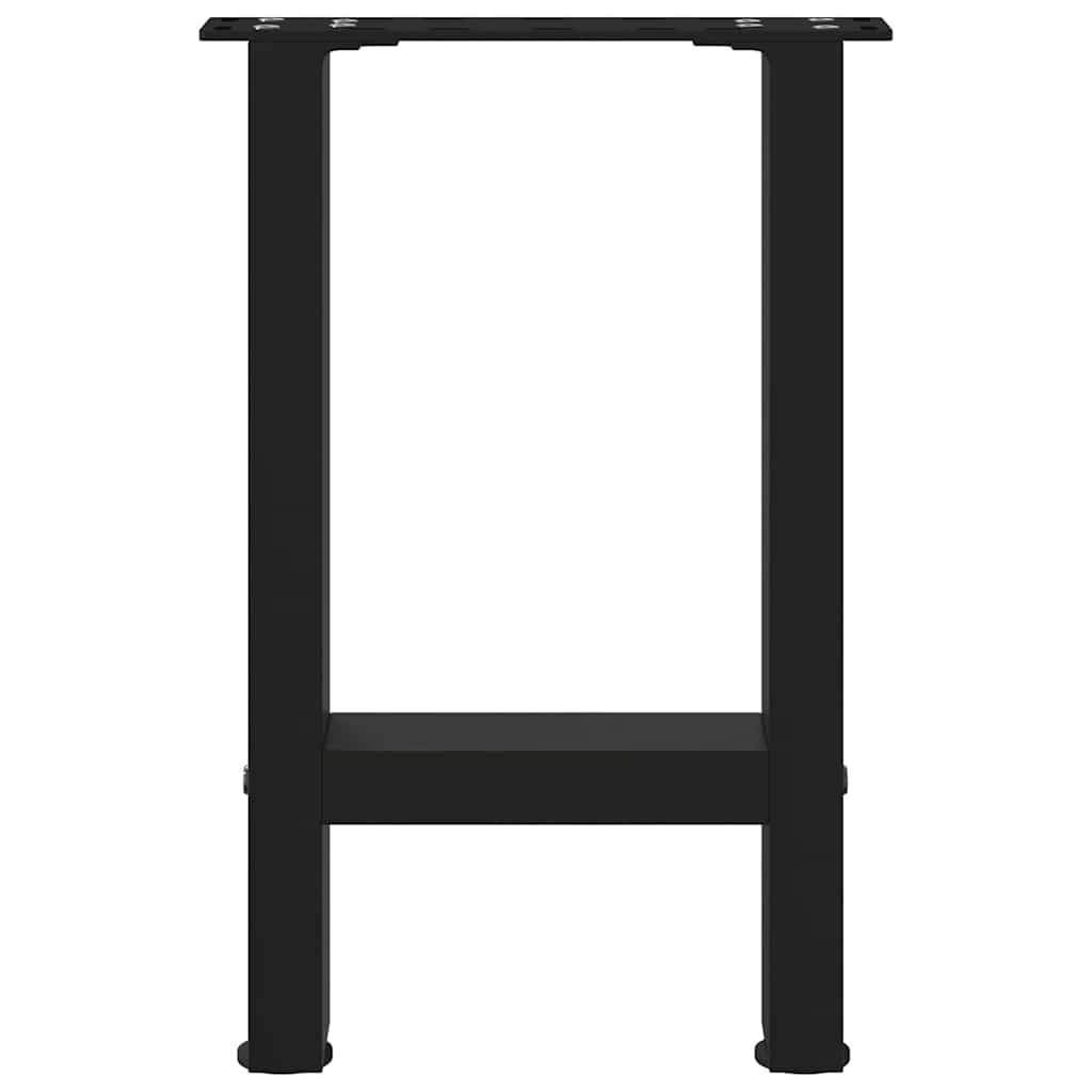 Noge za klub stolić crne 2 kom 38 x (42-43) cm čelik