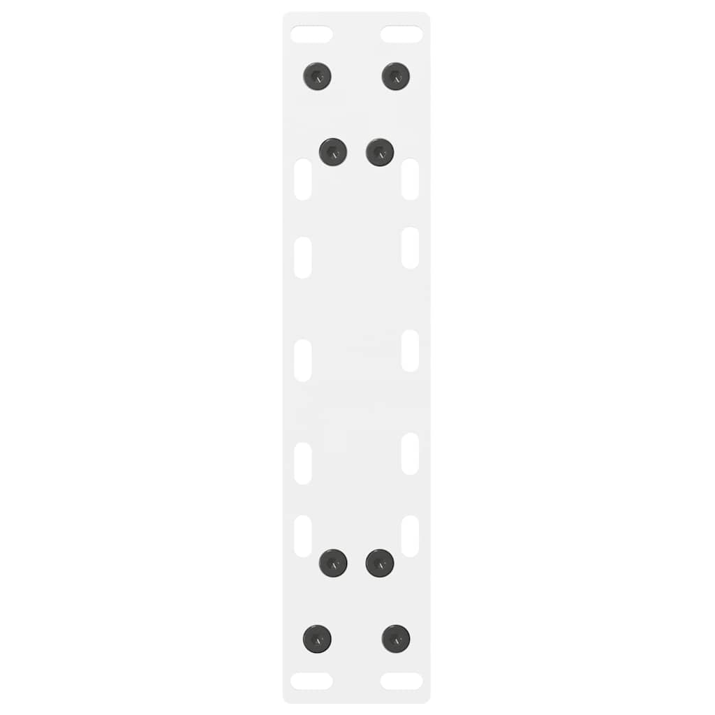 Noge za klub stolić bijele 2 kom 38 x (42-43) cm čelik