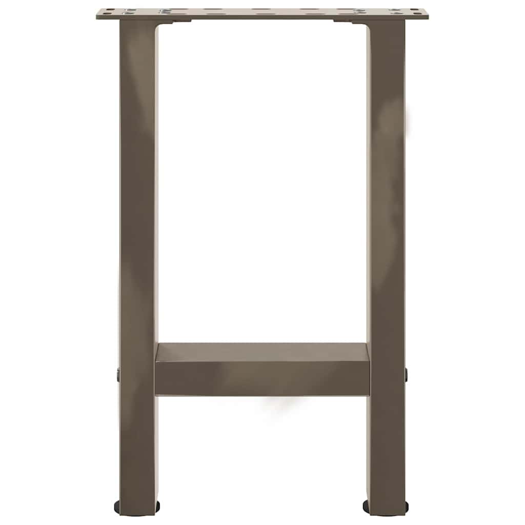 Noge za klub stolić Prirodni čelik 2 kom 38 x (42-43) cm Čelik