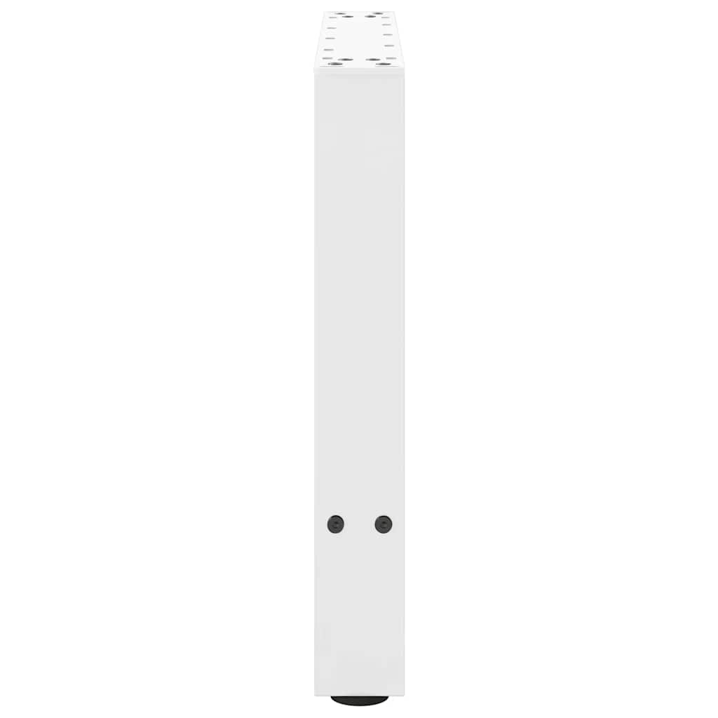 Noge za klub stolić bijele 2 kom 50 x (42-43) cm čelik