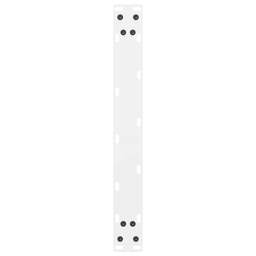 Noge za klub stolić bijele 2 kom 50 x (42-43) cm čelik