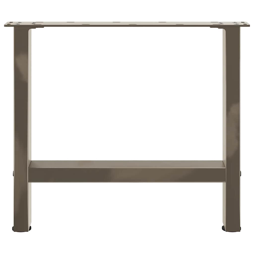Noge za klub stolić prirodni čelik 2 kom 50 x (42-43) cm čelik