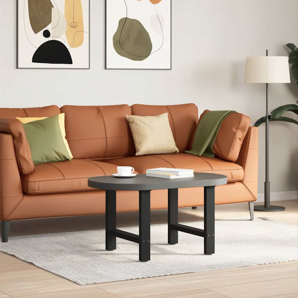 Noge za klub stolić crne 2 kom 60 x (42-43) cm čelik