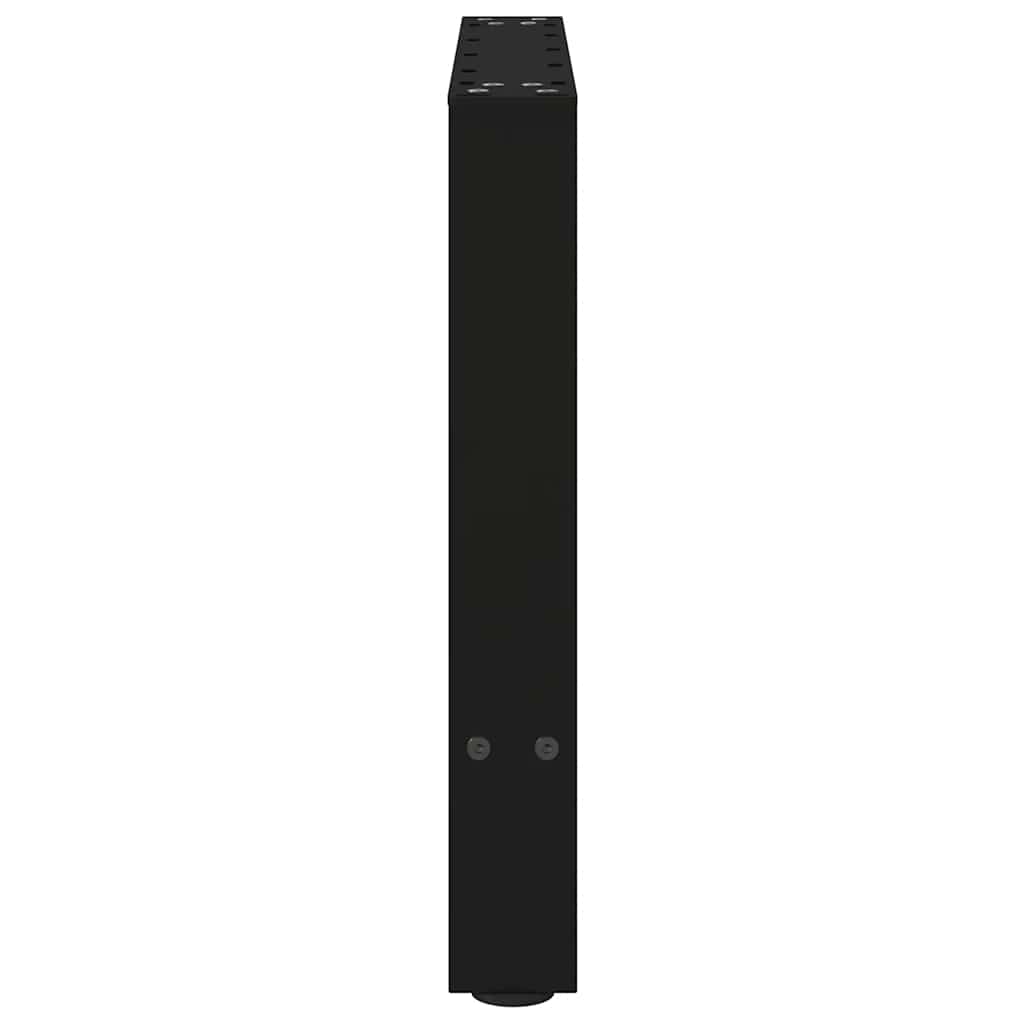 Noge za klub stolić crne 2 kom 60 x (42-43) cm čelik