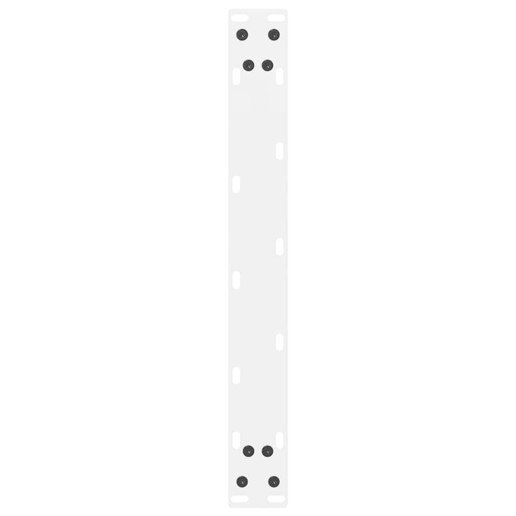 Noge za klub stolić bijele 2 kom 60 x (42-43) cm čelik